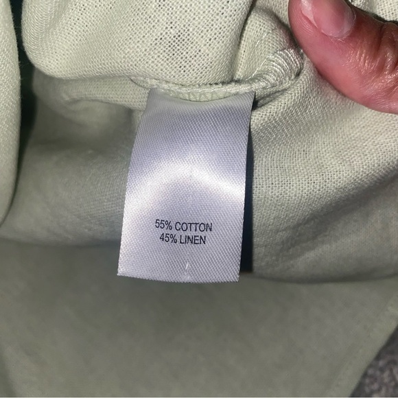 NWT GB Linen Blend Sleeveless Cutout Minidress Sz L - Picture 4 of 4